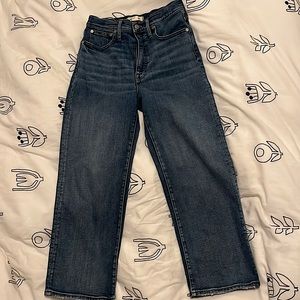Madewell Slim Wide-Leg Crop Jeans